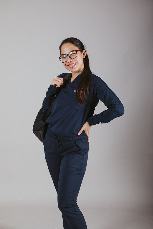 Uniformes médicos manga larga