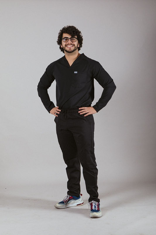 Uniformes médicos manga larga